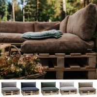 corduroy outdoor cushion brown
