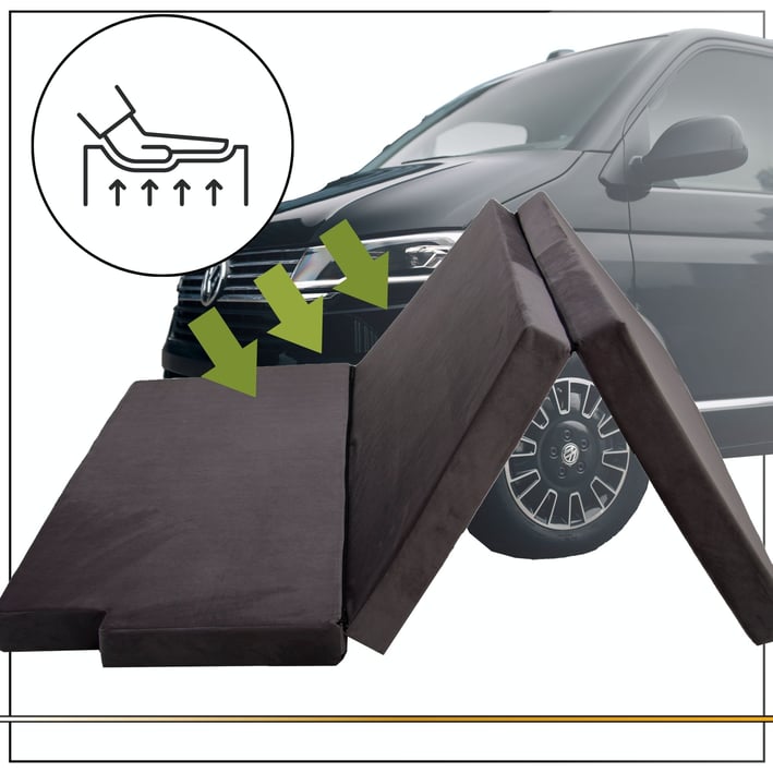VW T5/T6 Caravelle Camper Mattress – Firm or Memory Foam