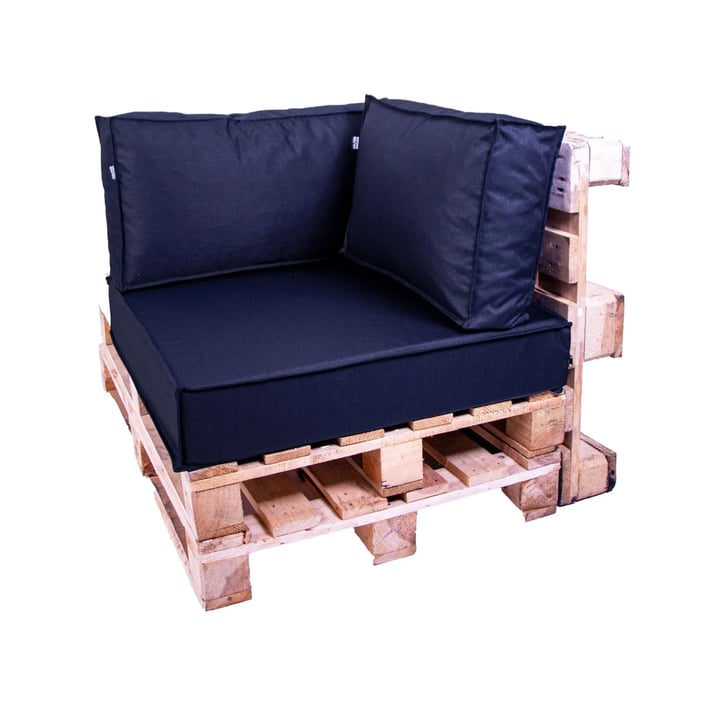 pallet cushion corner dark blue