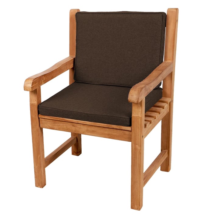 dark brown garden chair cushion