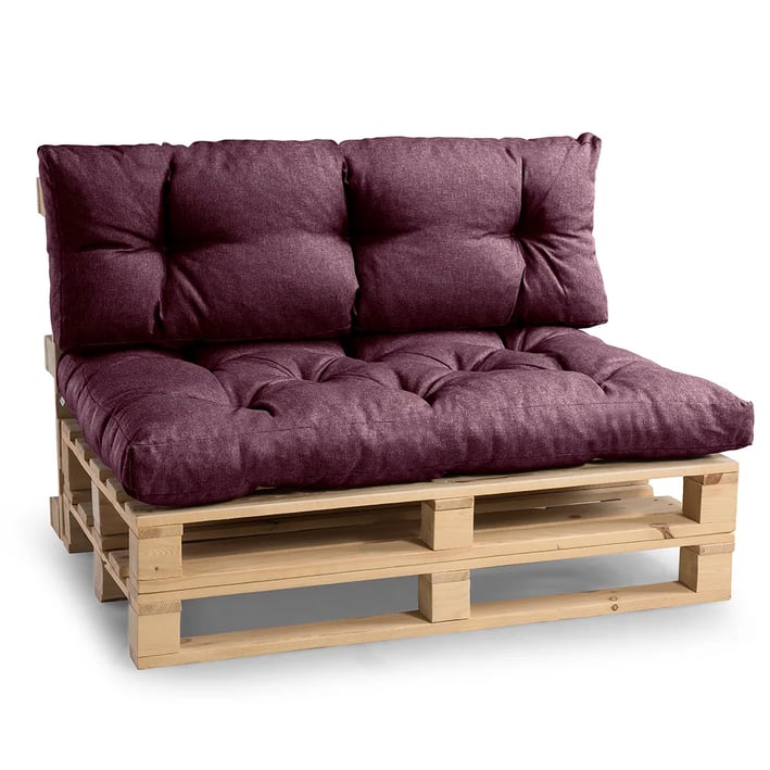 violet pallet cushions set