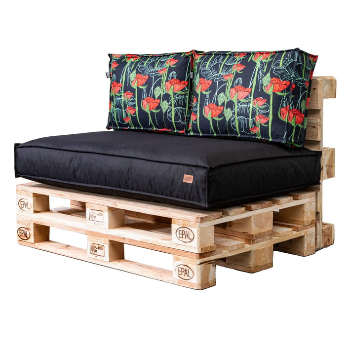 Pallet Cushion / Set – GGO – Poppies