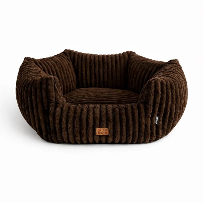 brown dog bed luna