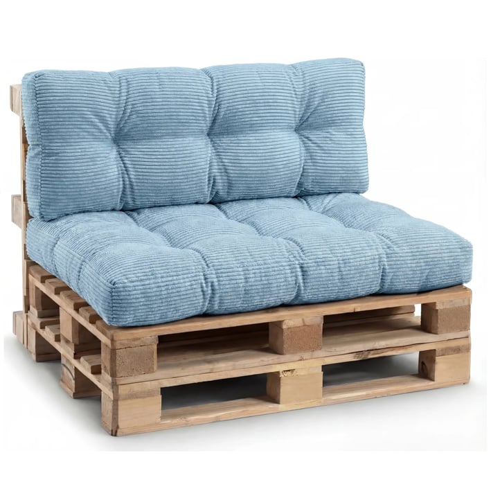 pallet cord cushion_Baby Blue