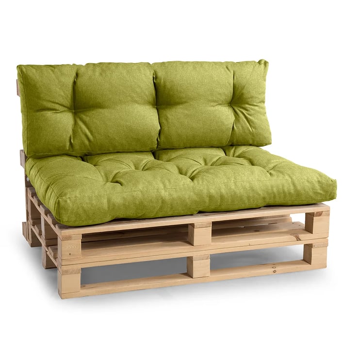 lime pallet set cushion