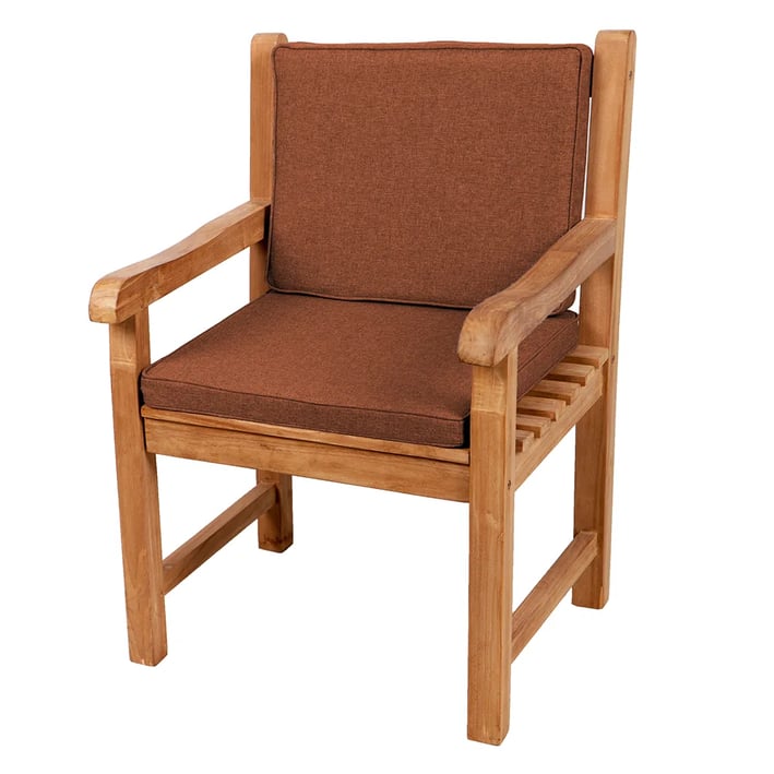 orange garden chair cushion