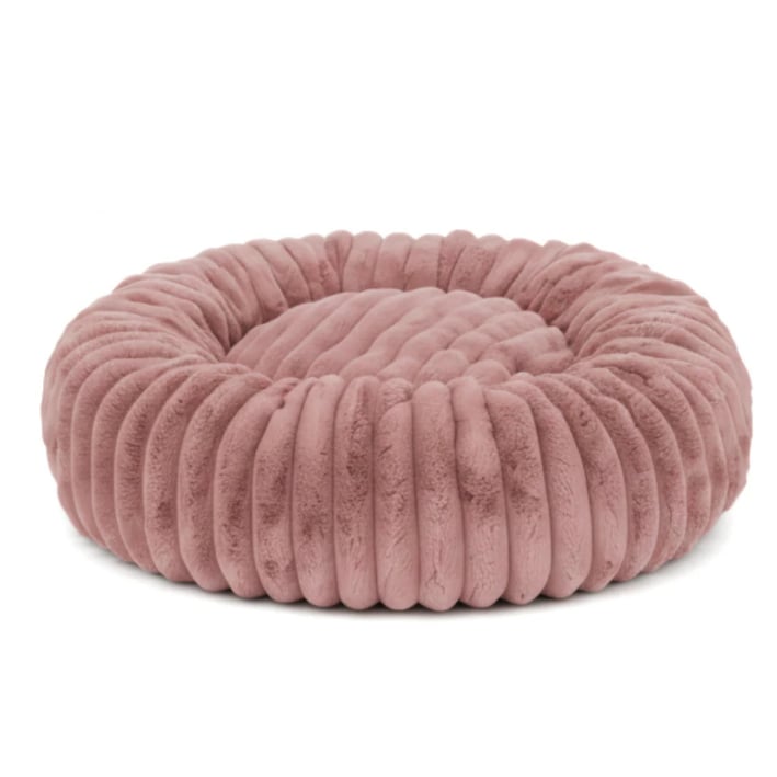 peach dog bed meallow