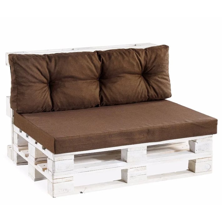 pallet cushions brown