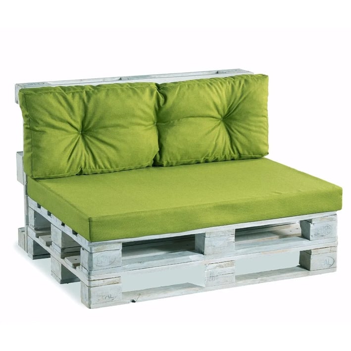 pallet cushions green