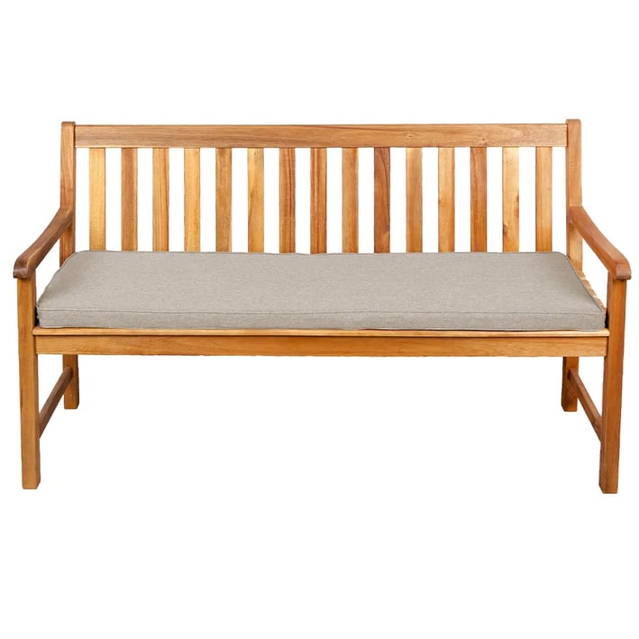 beige garden bench cushion