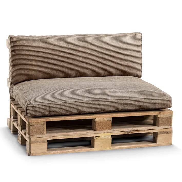 pallet cushions set light brown