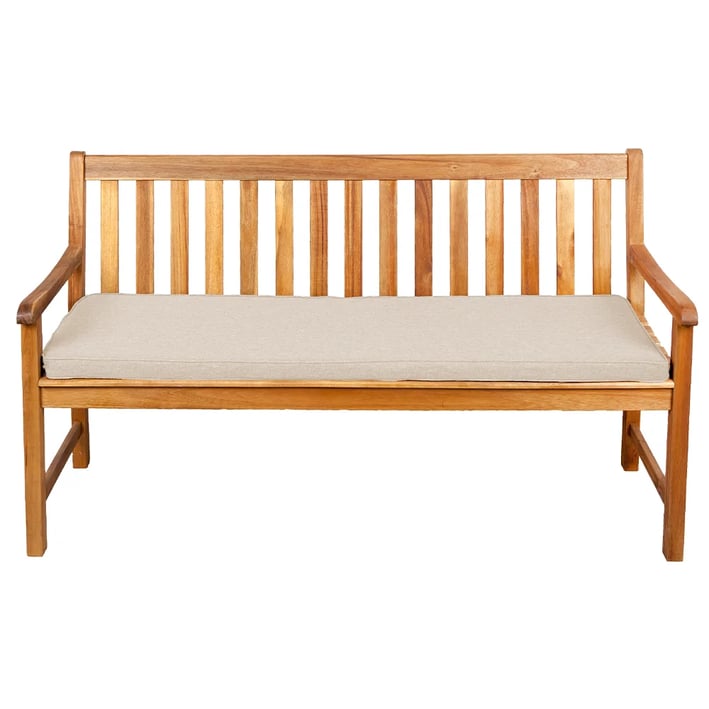 cream garden bench cushion