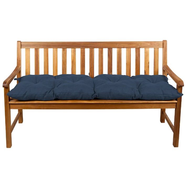 dark blue bench cushion