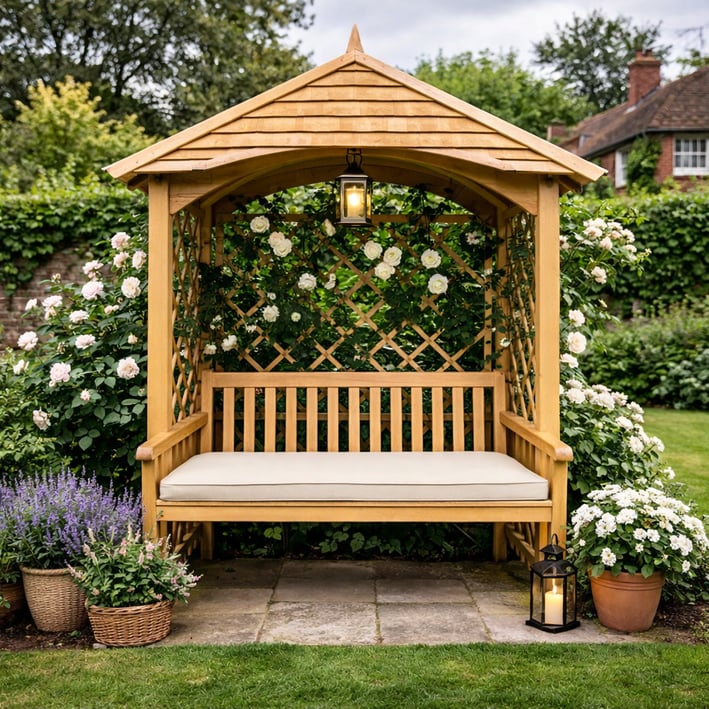 cream arbour cushion