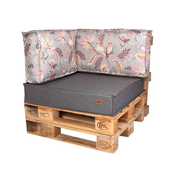 pallet cushion corner frida grey