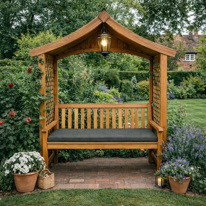 dark grey arbour cushion