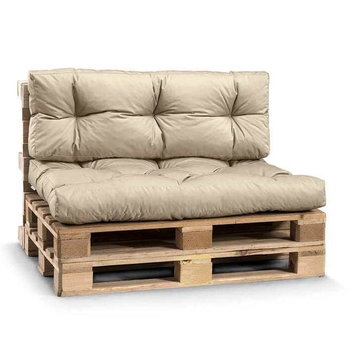 waterproof pallet cushion beige