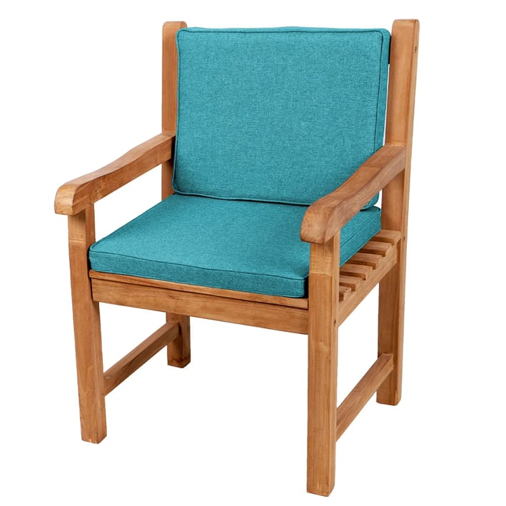 light blue garden chair cushion