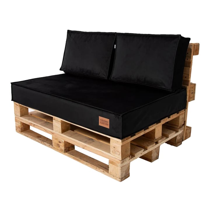 pallet cushions set black