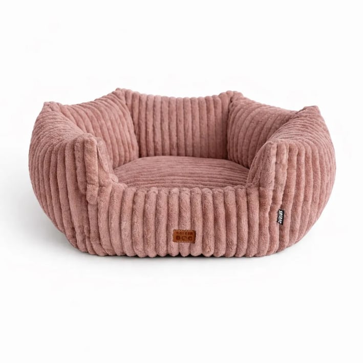 pink dog bed luna