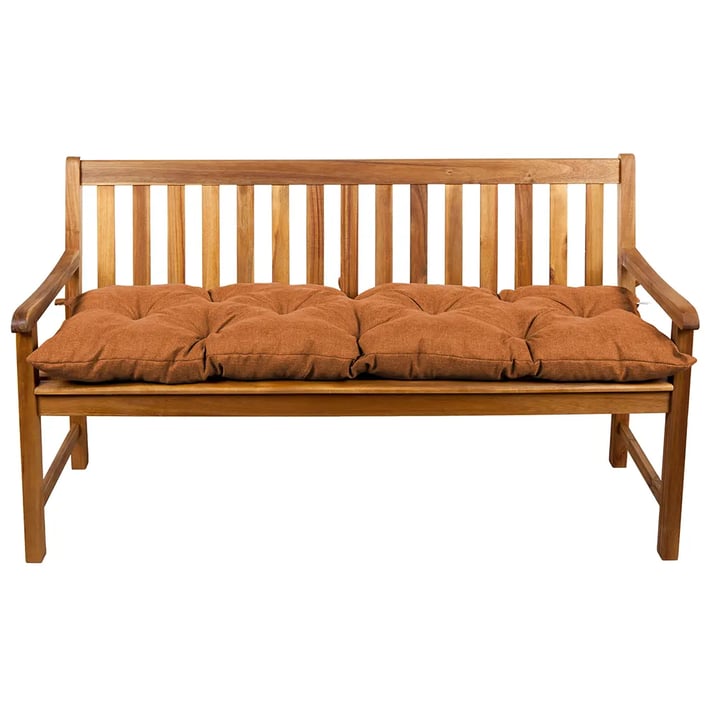orange bench cushion