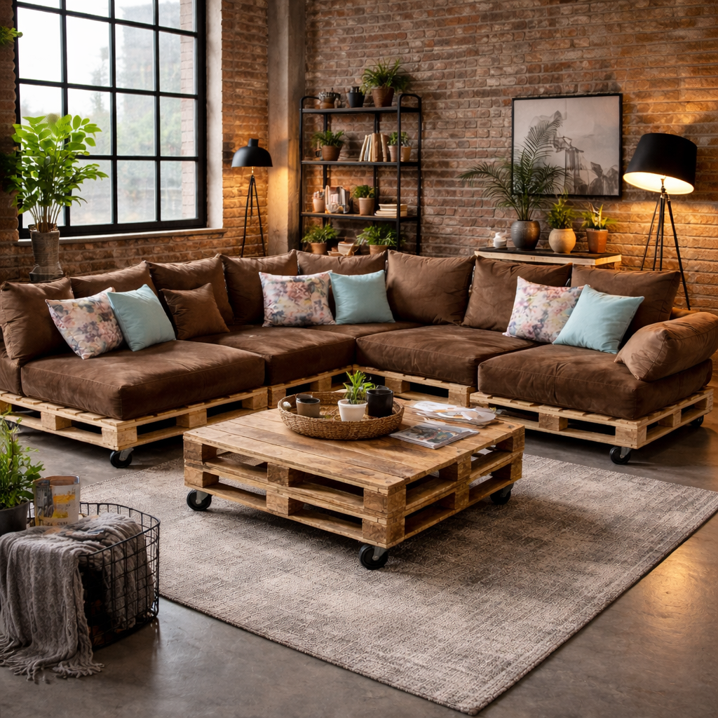 pallet cushion loft set
