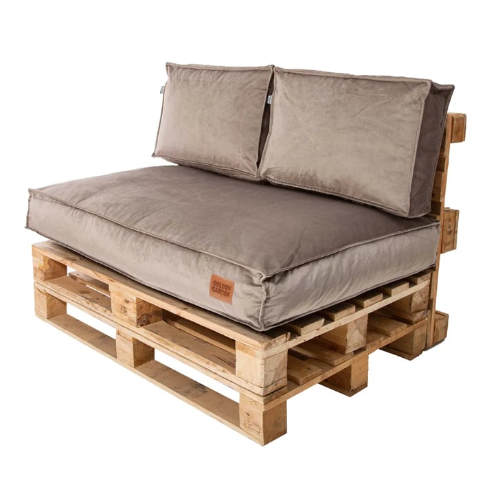 cappuccino pallet cushions set