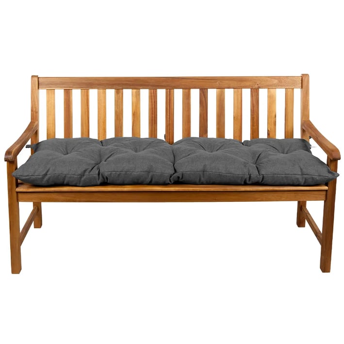 dark grey bench cushion