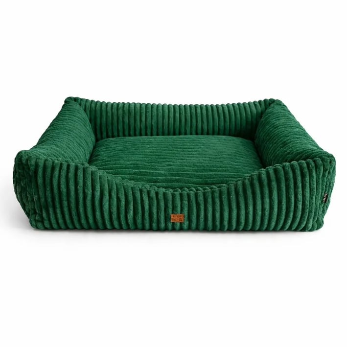 green dog bed bella