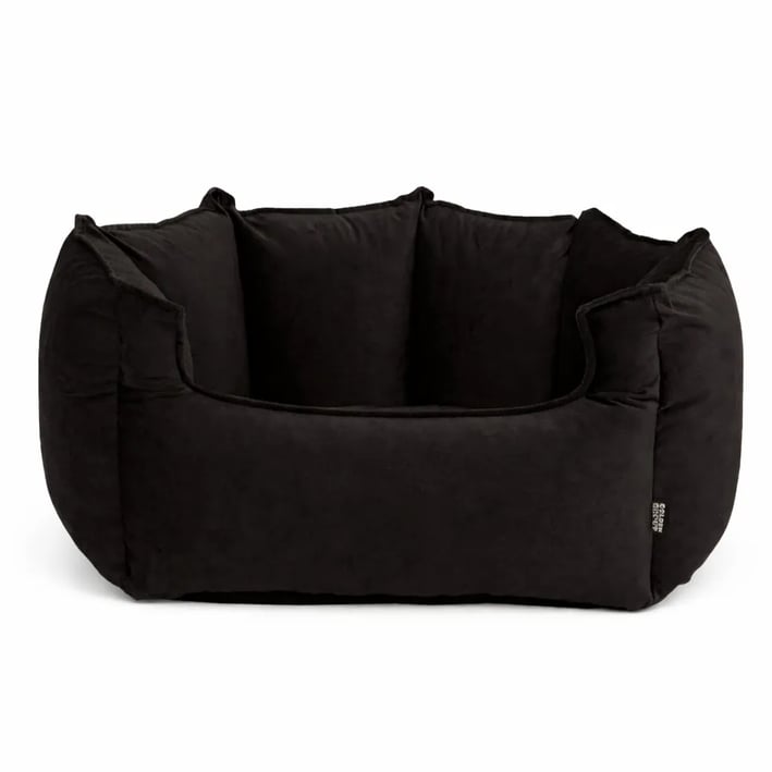 black dog bed crown lux