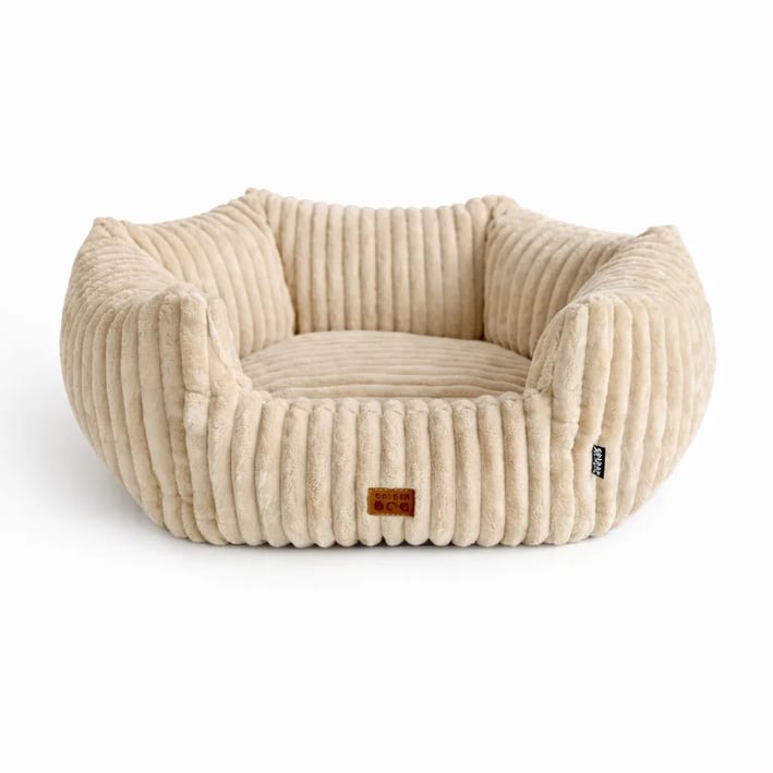 cream dog bed luna