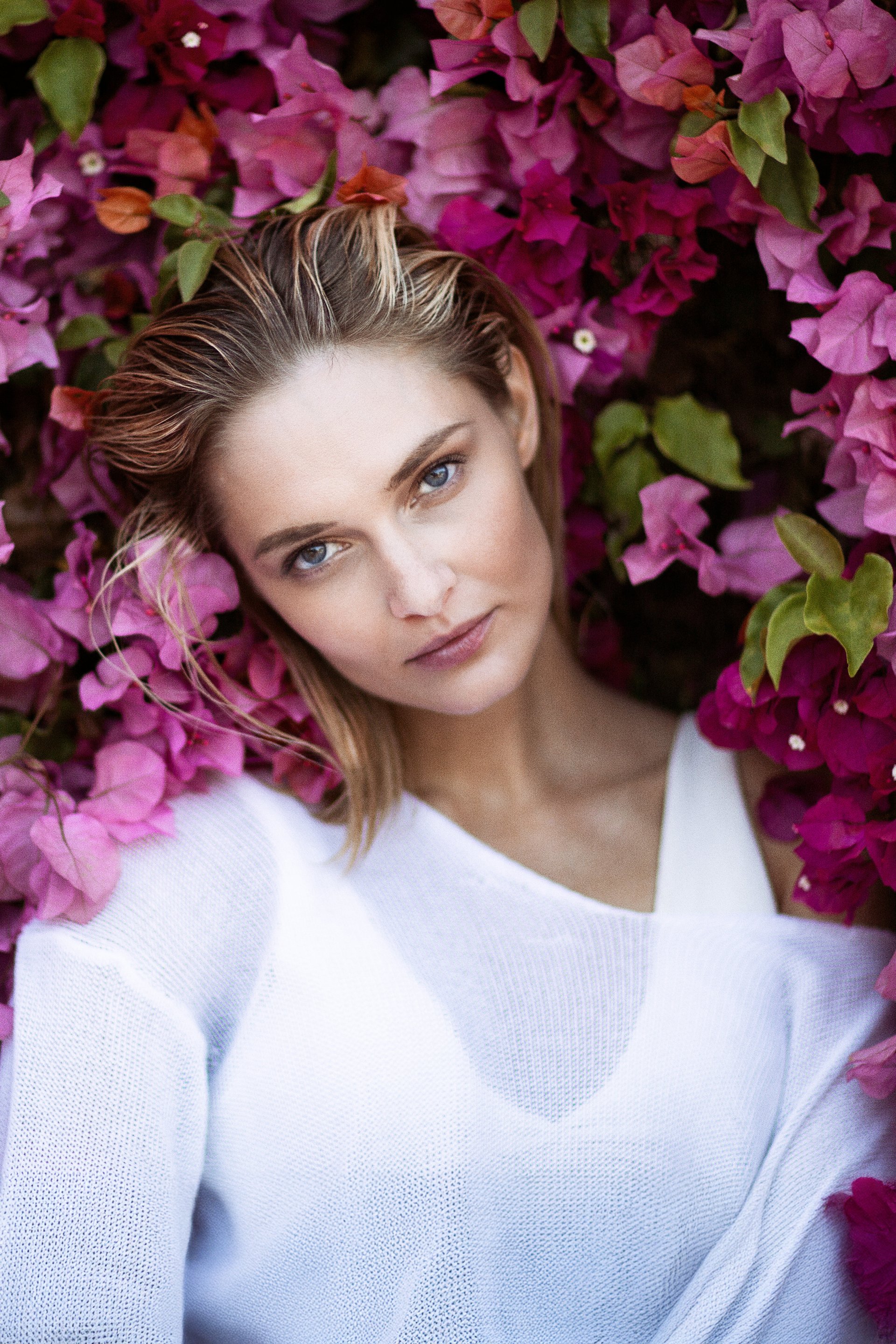 Floral soft portrait