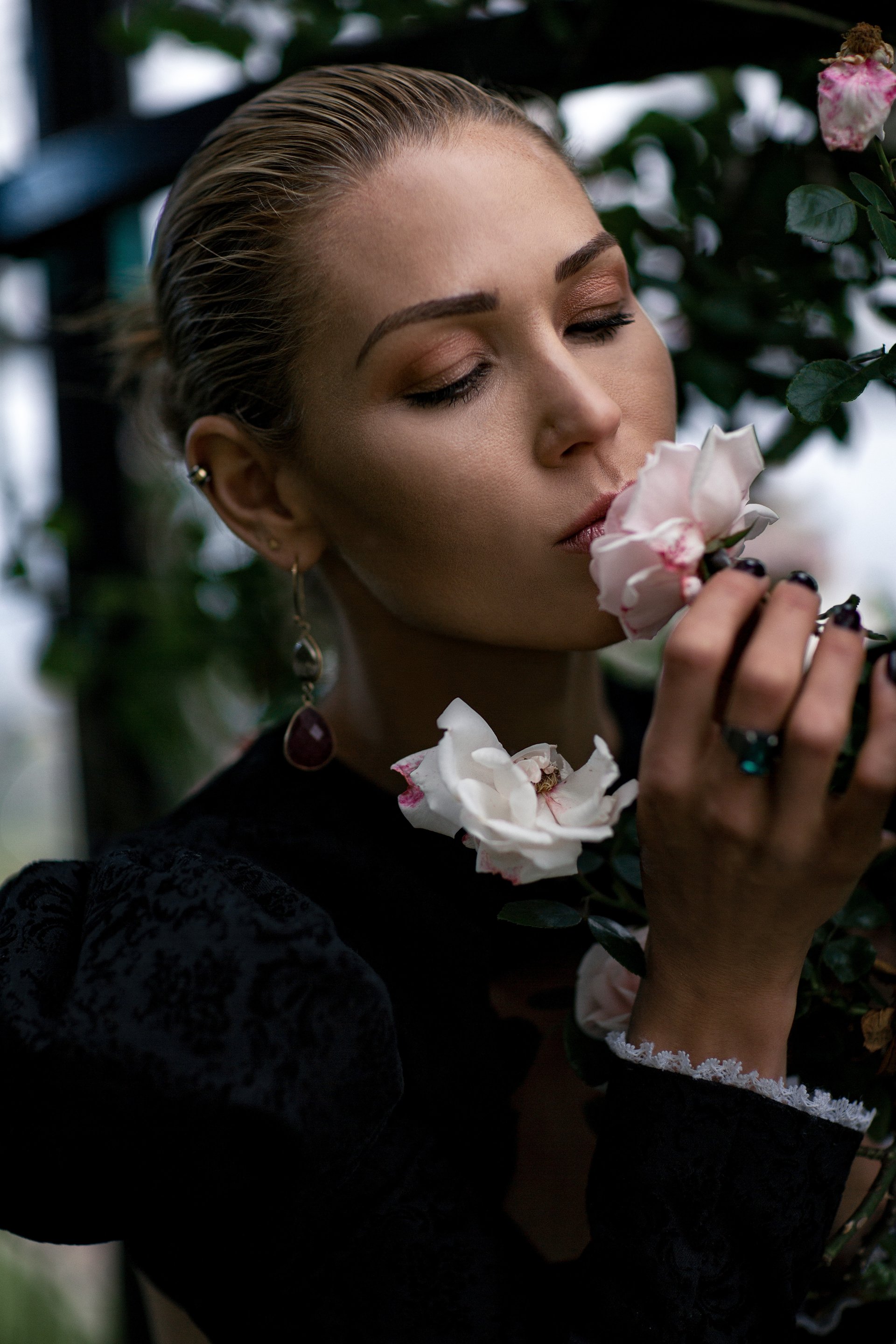 Tender floral moment