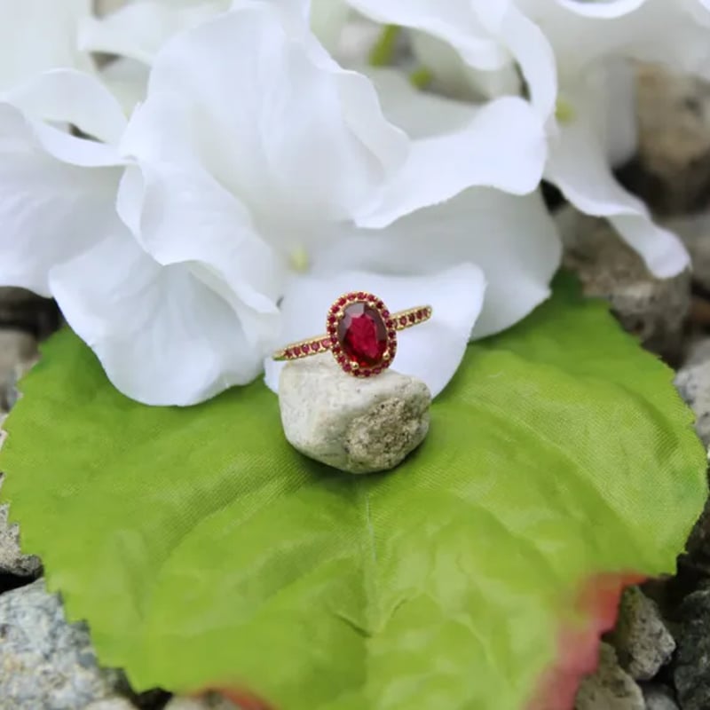 Ruby Cluster Ring