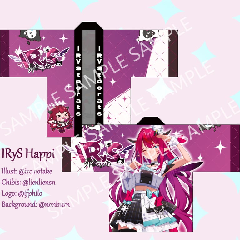 Unofficial IRyS Fan Happi Coat