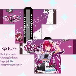 Unofficial IRyS Fan Happi Coat