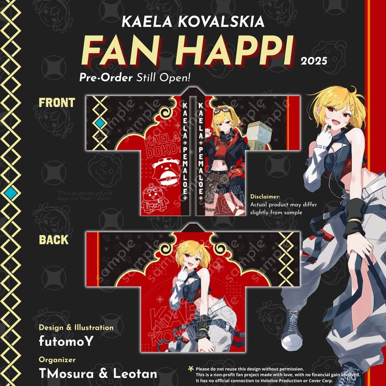 Kaela Kovalskia Fan Happi