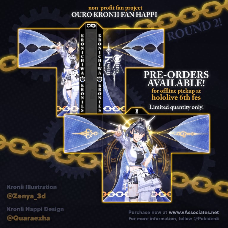 Unofficial Ouro Kronii Happi