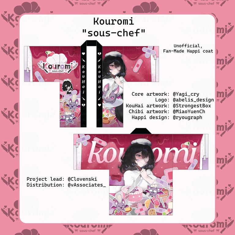 [Preorder] Kouromi "Sous-chef" Fan Happi