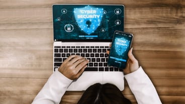 Concept of cybersecurity and digital data protection