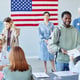 Diverse Group of Voters on Election Day