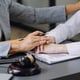 Justice and law conceptMale judge in a courtroom on wooden table and Counselor or Male lawyer working in office Legal law advice and justice concept