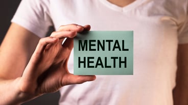 Mental health inscription word