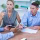 Business people, ideas together