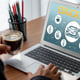 Elearning website with sofware for student to study on the internet snugly