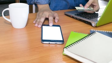 Entrepreneur working with modern devices
