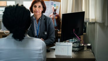 Doctor working in a hospital