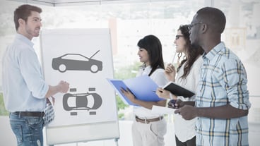 Composite image of car diagram