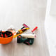 Different tools on a wooden background. instruments.