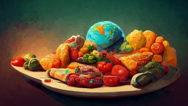 World Food Day concept illustration